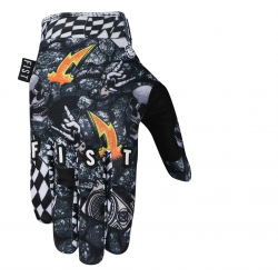 FIST cimdi bērnu Lil Fist Kids Quakers dark grey/white 