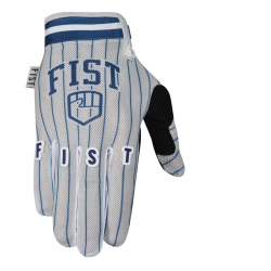FIST cimdi Strapped Breezer Pinstripe Hot Weather white/blue 