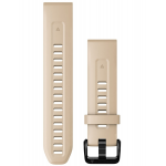 GARMIN siksna pulkstenim Quickfit 20mm Silicone limestone beige