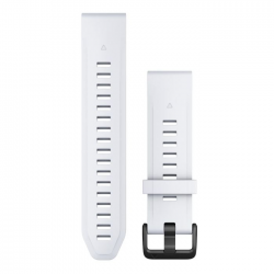 GARMIN siksna pulkstenim Quickfit 20mm Silicone white/black