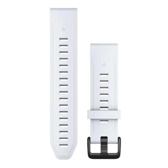 GARMIN siksna pulkstenim Quickfit 20mm Silicone white/black