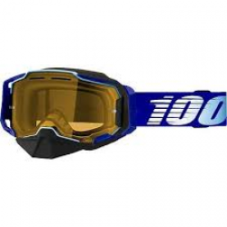 100% brilles Armega Snowmobile Royal w/ yellow