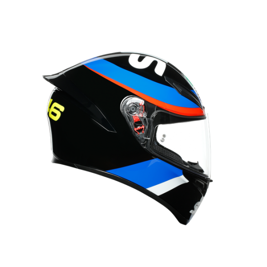 AGV ķivere K1 VR46 Sky Racing Team black/red 