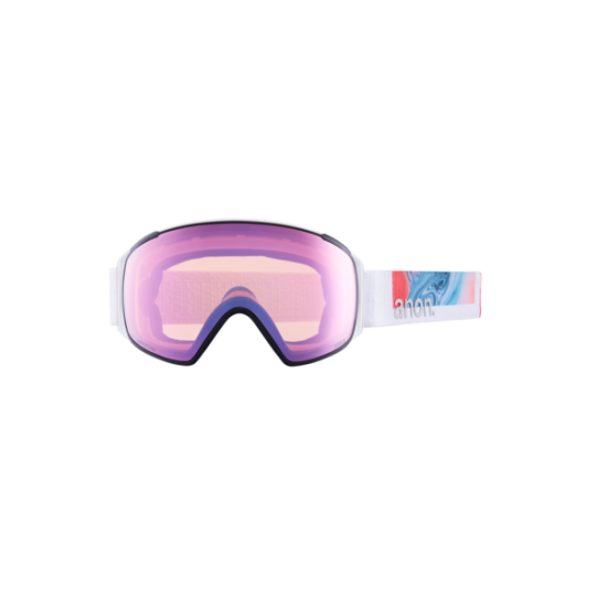 ANON brilles M4S Toric ripple white w/variable blue C2 /cloudy pink C1 /Face mask