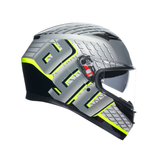 AGV ķivere K3 Fortify grey/black/yellow 