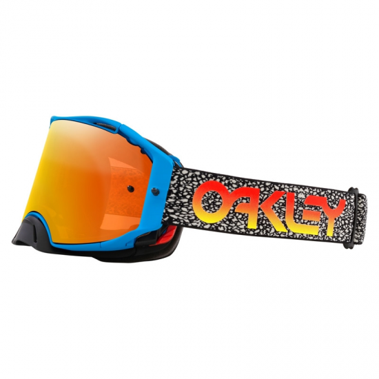 OAKLEY MX brilles Airbrake blue crackle w/prizm torch