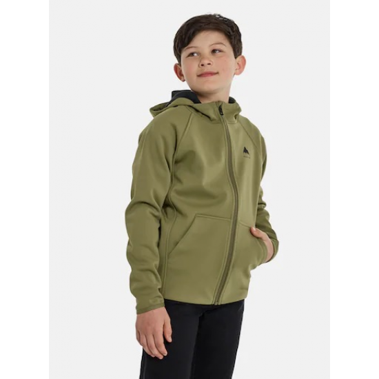 BURTON jaka Kids Crown Weatherproof FZ Fleece olive green 