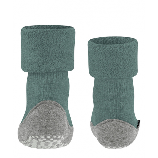 FALKE zeķes Cosyshoe Teens Kids House green/grey 