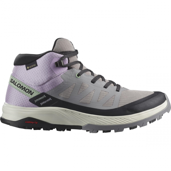 SALOMON apavi Outrise Mid GTX W pink/grey/black 