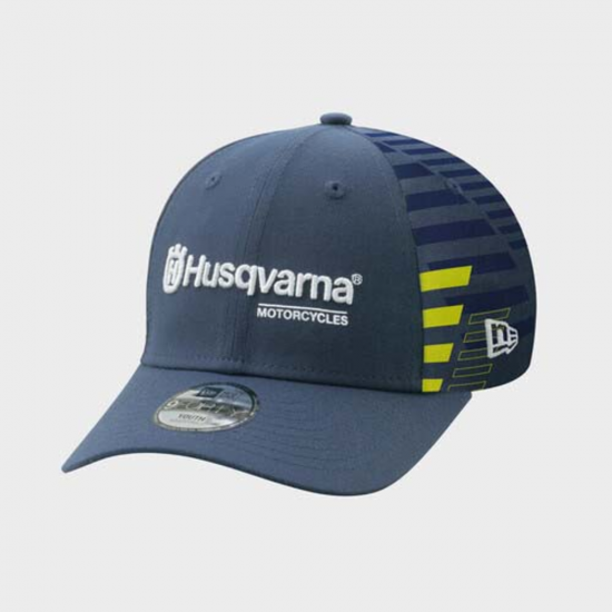 HUSQVARNA cepure Kids Team Curved Cap blue/yellow