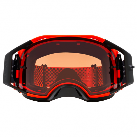 OAKLEY MX brilles Airbrake Moto B1B orange w/prizm bronze