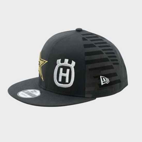 HUSQVARNA cepure Replica Team Flat Cap Rockstar black