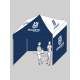 HUSQVARNA telts jumts HUS 3x3 blue/white