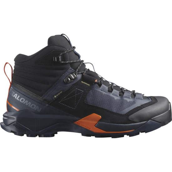 SALOMON apavi X Ultra Alpine Mid GTX black/dark blue/orange 