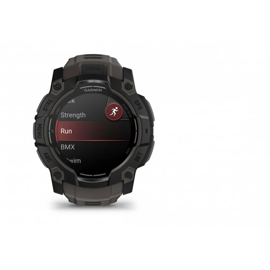 GARMIN pulkstenis Instinct 3 Amoled 50mm black/charcoal