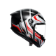 AGV ķivere K6 S Karve matt black/white/red 