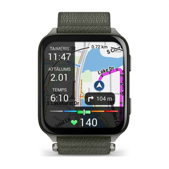 GARMIN pulkstenis Venu X1 GPS moss green