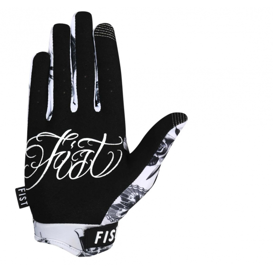FIST cimdi Strapped Flash white/black 
