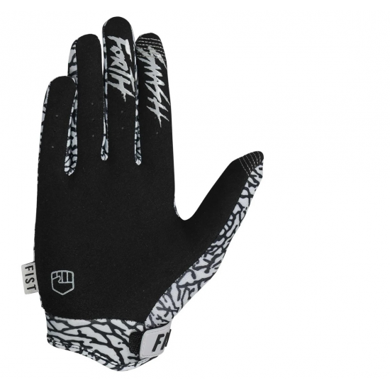 FIST cimdi Strapped Elephant white/black 