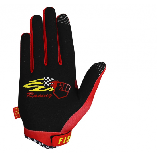FIST cimdi Strapped Pecker red/yellow 