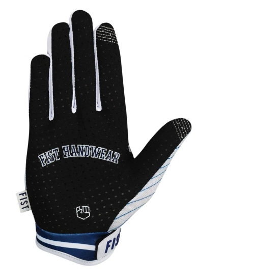 FIST cimdi Strapped Breezer Pinstripe Hot Weather white/blue 