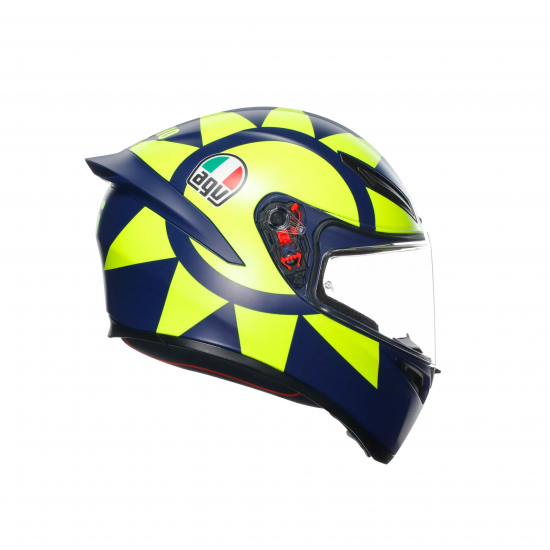 AGV ķivere K1 S Soleluna 2018 yellow/blue 