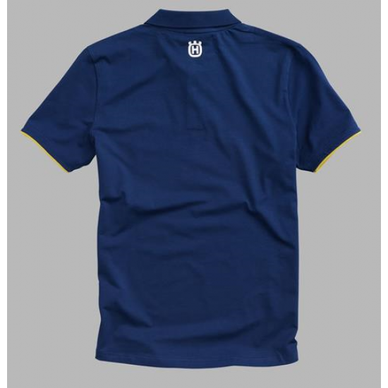 HUSQVARNA krekls polo Classic Polo blue/yellow 