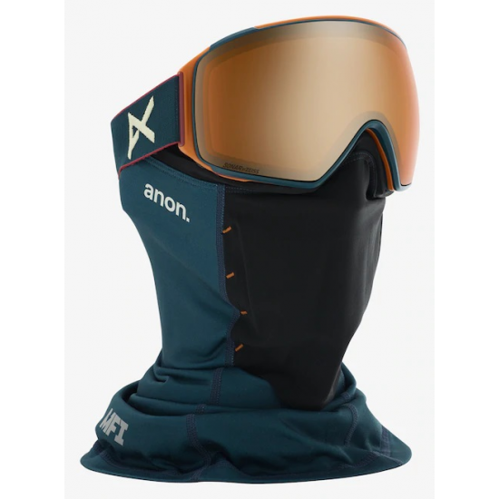 ANON brilles M4 MFI black w/sonar red /sonar IR /Face mask
