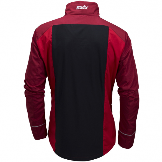 SWIX distanču slēpošanas jaka Trails JKT red/black 