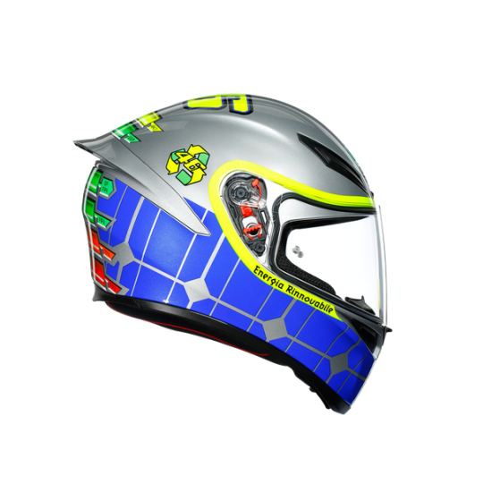 AGV ķivere K1 Mugello 2015 silver/blue 