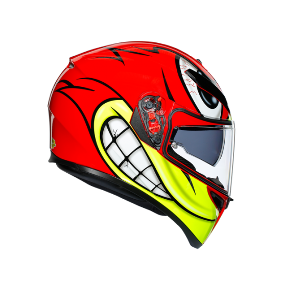 AGV ķivere K3 SV Birdy red/yellow 