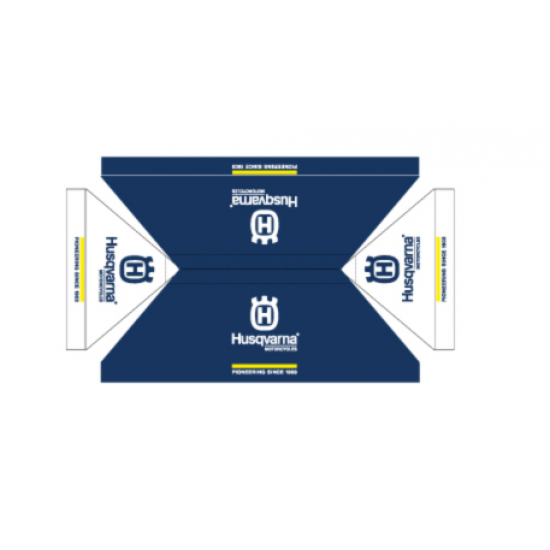 HUSQVARNA telts jumts HUS 6x3 blue/white