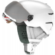 ATOMIC ķivere Savor Visor JR white w/silver flash C2 