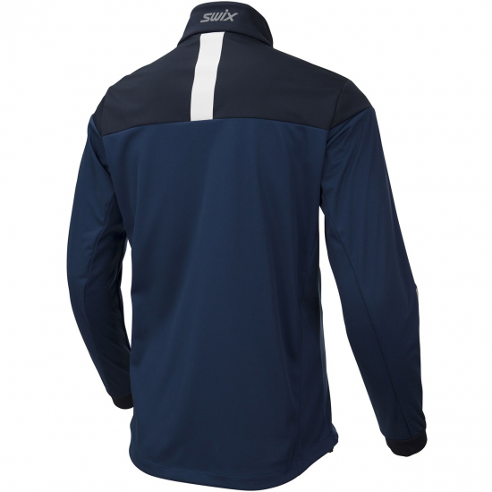 SWIX distanču slēpošanas jaka Cross JKT blue/black 