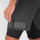 SALOMON šorti Exo Motion Twinskin short black 