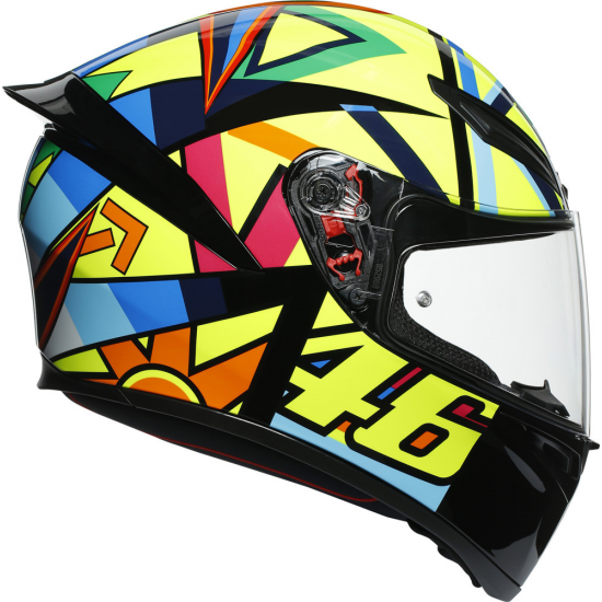 AGV ķivere K1 Soleluna 2017 yellow/blue/red 