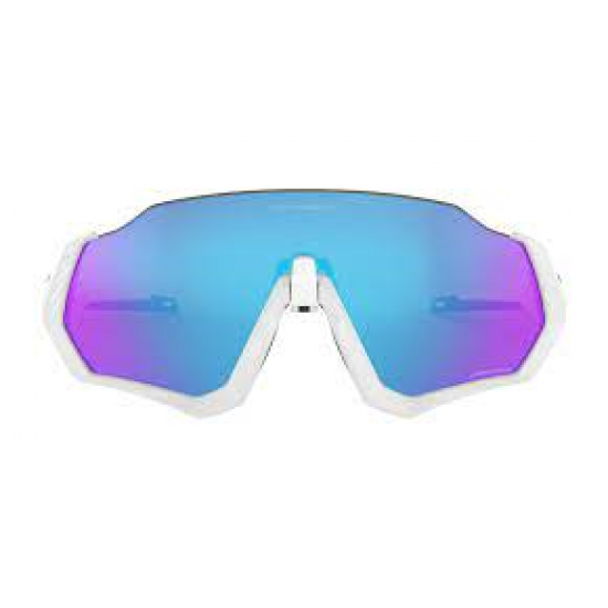 OAKLEY saulesbrilles Flight Jacket pol white w/prizm saphire