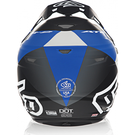 6D ķivere ATR-2 Quadrant blue/black/grey 