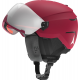 ATOMIC ķivere Savor Visor ST dark red w/silver ST C2 