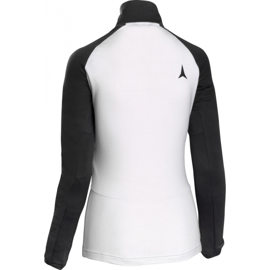 ATOMIC jaka  W Snowcloud Fleece Zip Neck black/white 