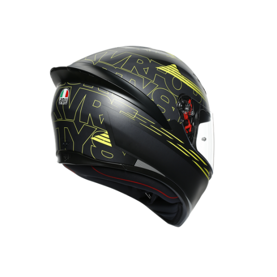 AGV ķivere K1 Track 46 black/yellow 