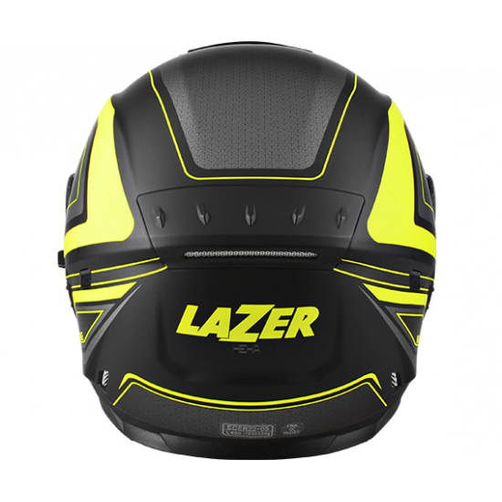 LAZER ķivere Rafale Hexa black/yellow matt 