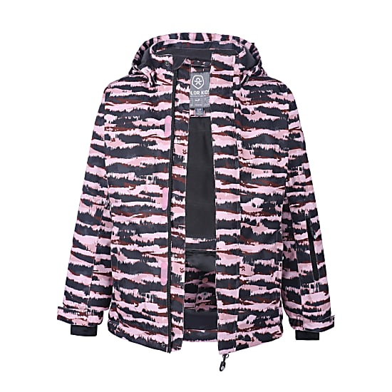 COLOR KIDS ziemas jaka Ski JKT AOP 4 zaphyr pink/black AF 10K 