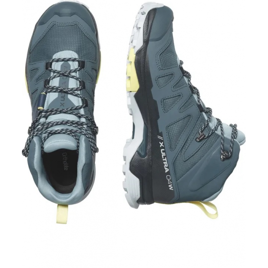 SALOMON apavi X Ultra 4 Mid GTX W blue/black/yellow 