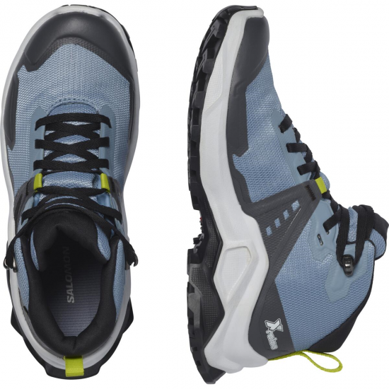 SALOMON apavi X Raise Mid GTX J light blue/grey/white 