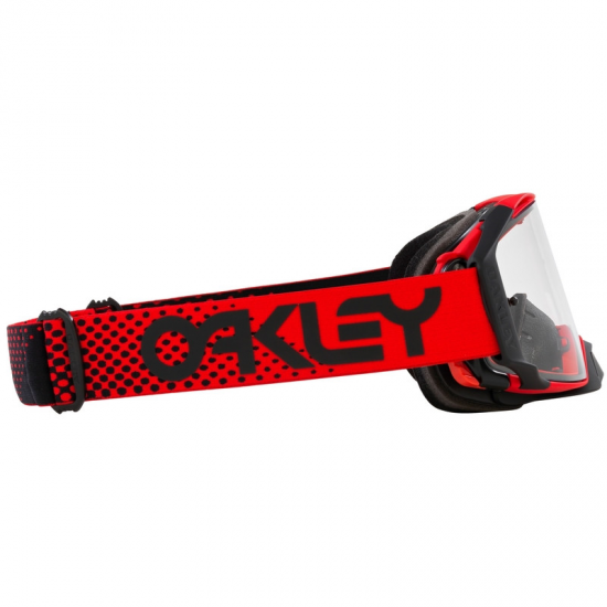 OAKLEY MX brilles Airbrake Moto B1B red w/clear