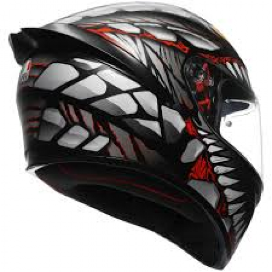 AGV ķivere K1 S Lyzard matt black/red/grey 