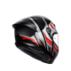 AGV ķivere K6 S Karve matt black/white/red 