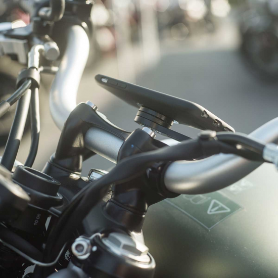 SP stiprinājums uz stūres Moto Mount Pro black