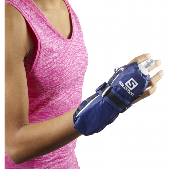 SALOMON hidrants ar cimdu Pulse Handheld blue